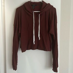 Women’s Cropped Longsleeve Sweater Hoodie